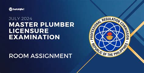 master plumber exam schedule july 2024|ROOM ASSIGNMENTS: July 2024 Master Plumbers Licensure E.